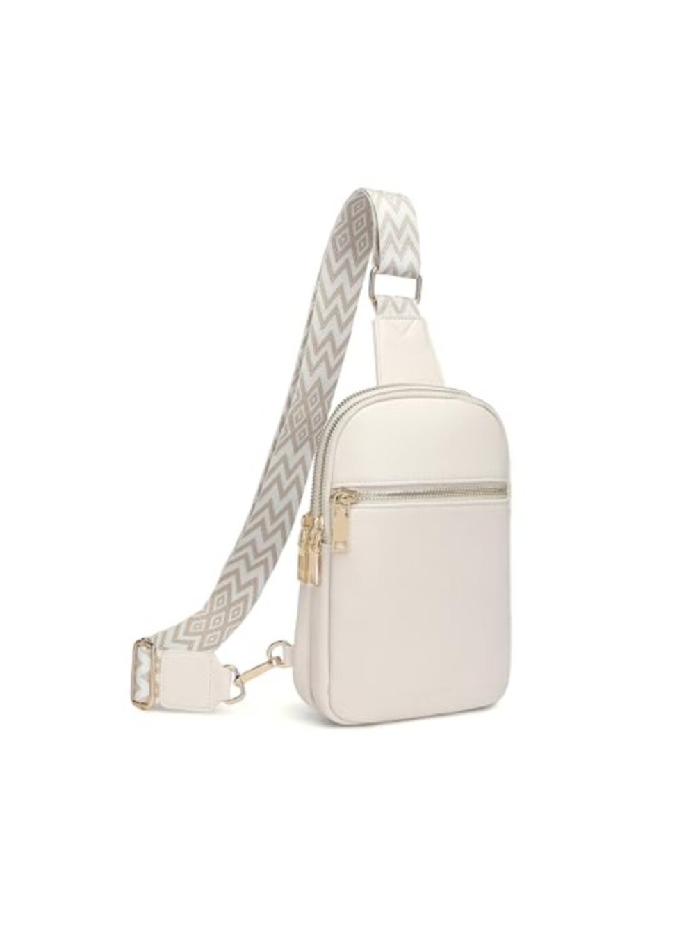 RFID Anti Theft Crossbody Sling Bag Vegan Leather Adjustable Strap Small